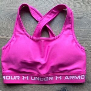 Under Armour Bright Pink Sports Bra